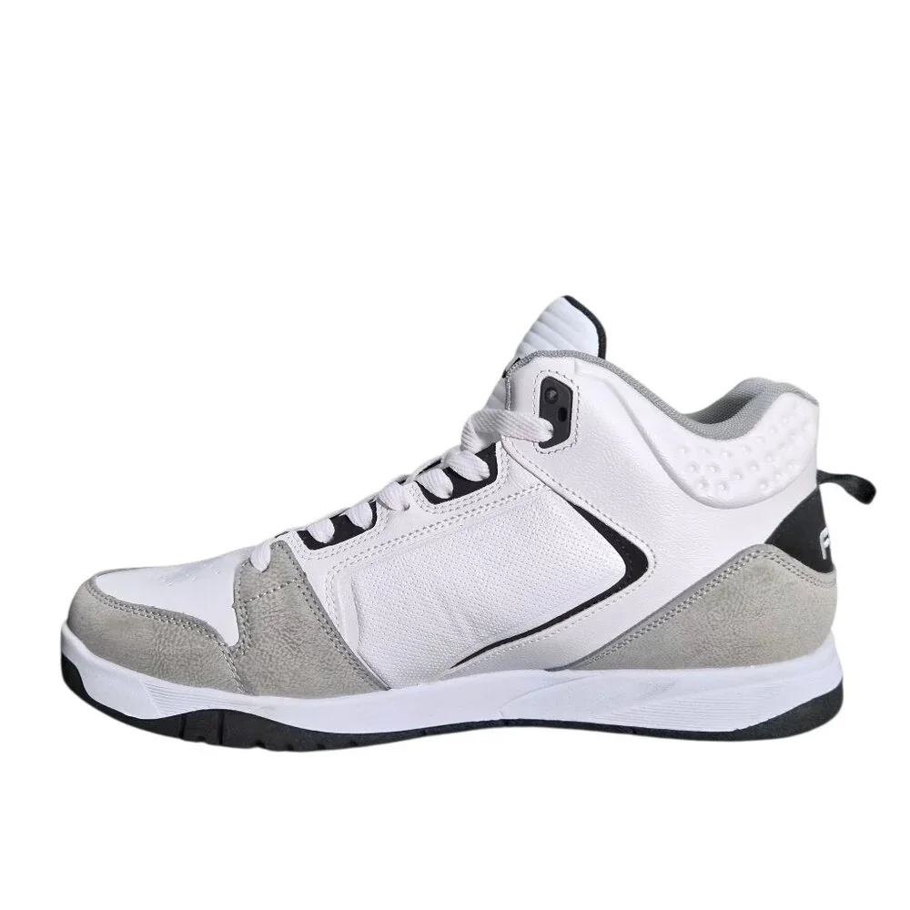FUBU Men's Hustle Athletic Leisure Sneakers Cushioning Size 13 Lace-Up White